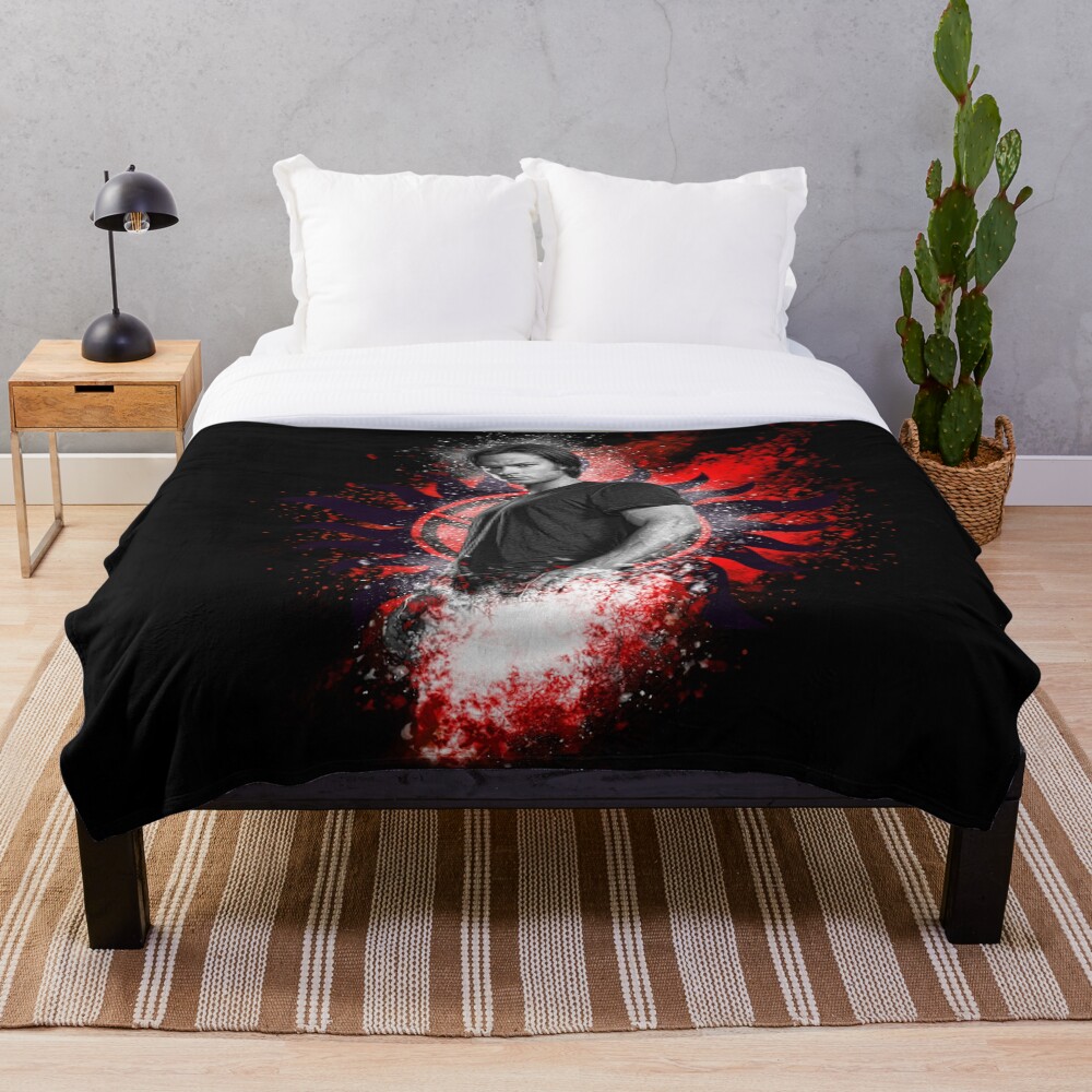 Sam Winchester Supernatural Throw Blanket