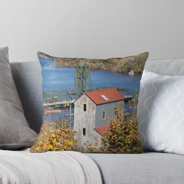 Item preview, Cityscape of Stillwater, Minnesota in the fall with lift bridge and mill designed and sold by mkopka.