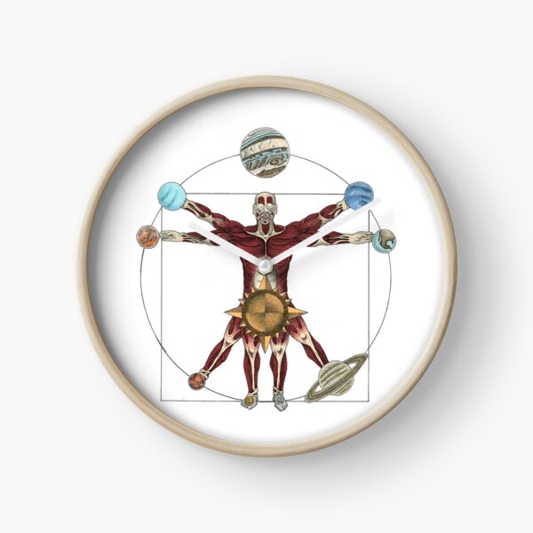 Sistema Solar de Vitruvio Reloj
