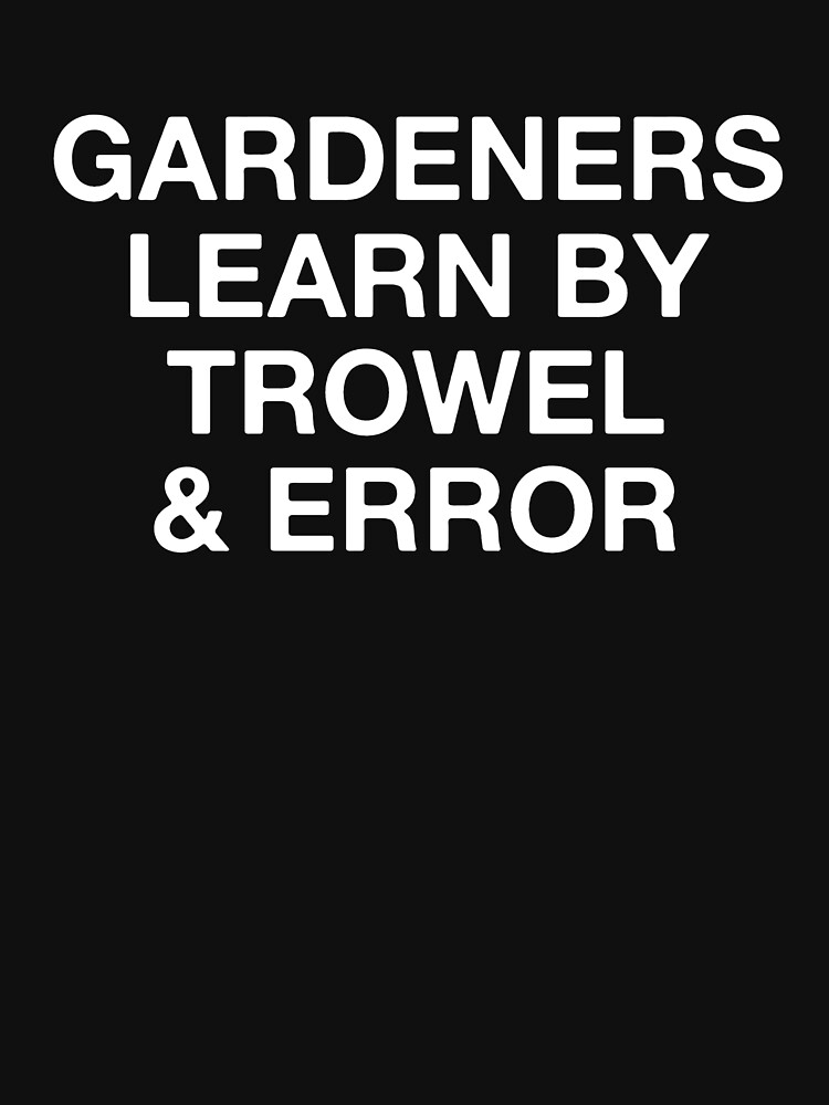 Gardeners Learn Trowel And Error Throw Blanket