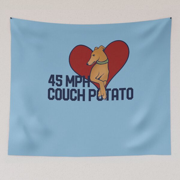 Item preview, 45 MPH Couch Potato Greyhound designed and sold by FrictionMaxxing.