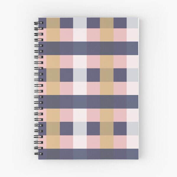 Item preview, Gingham Check Pattern in Navy Blue, Mustard Yellow, White, and Blush Pink designed and sold by kierkegaard.