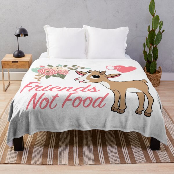 Item preview, Vegan Friends Not Food  - Cute Goat designed and sold by Epitome Girl.