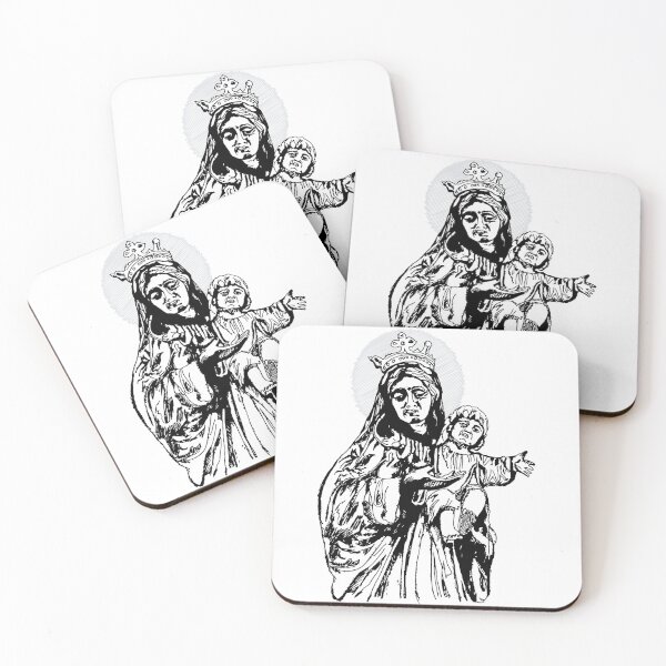 Item preview, merry Christmas |Virgin Mary and Jesus Christ as a symbol of love and kindness | Mather Mary sketch illustration  designed and sold by KARTICK DUTTA.