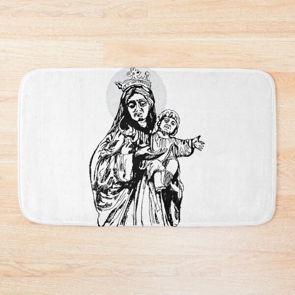 Item preview, merry Christmas |Virgin Mary and Jesus Christ as a symbol of love and kindness | Mather Mary sketch illustration  designed and sold by KARTICK DUTTA.
