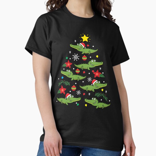 Artikel-Vorschau von Crocodile Alligator Christmas Ornament Tree, designt und verkauft von rafaeltto.