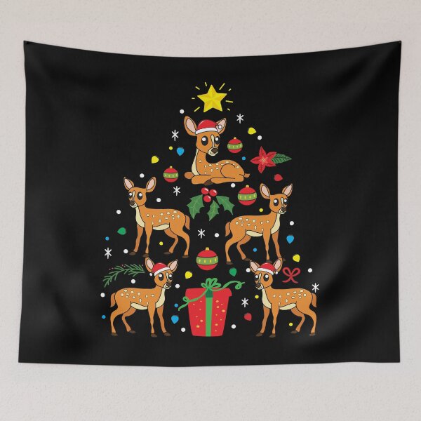 Item preview, Deer Christmas Ornament Tree designed and sold by rafaeltto.