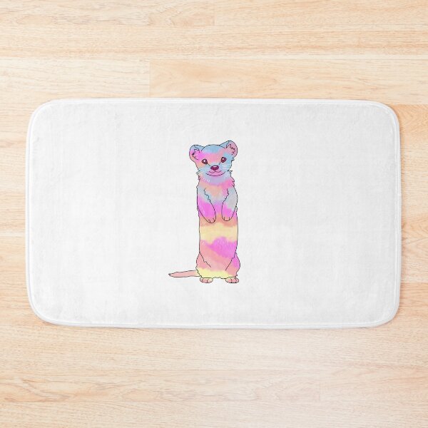 Item preview, Pastel Rainbow Ferret designed and sold by Kelsey Shuck.