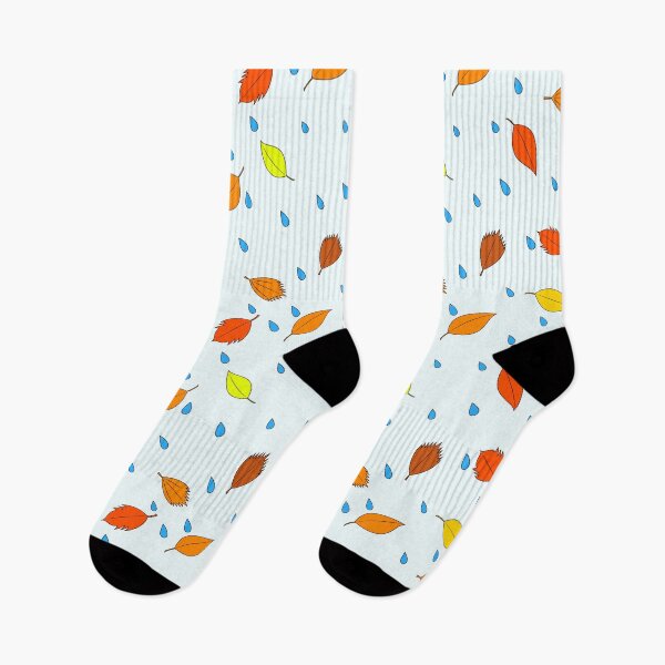 Item preview, Autumn leaves and rain pattern designed and sold by mrhighsky.