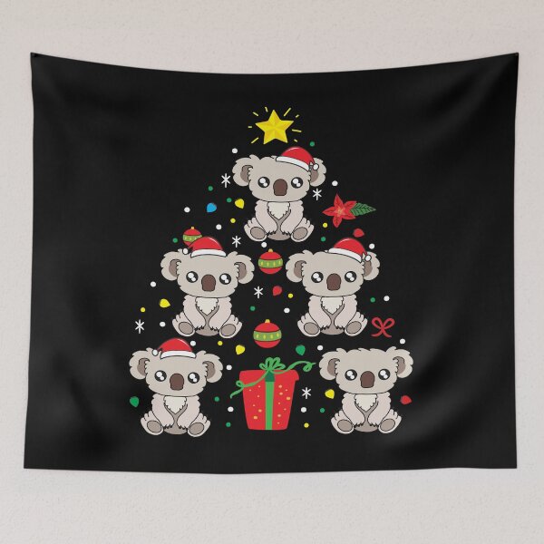 Item preview, Koala Christmas Ornament Tree designed and sold by rafaeltto.