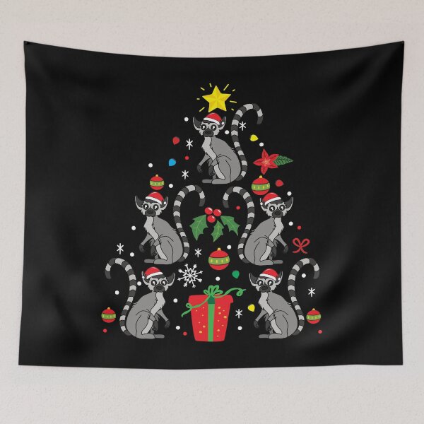 Item preview, Lemur Christmas Ornament Tree designed and sold by rafaeltto.