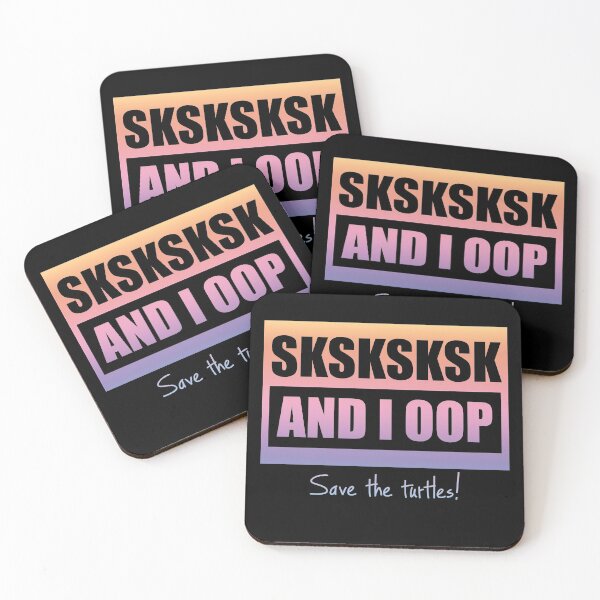 Item preview, Save The Turtles Sksksksk And I Oop Internet Meme Simple Basic Girl Gift designed and sold by theshirtinator.