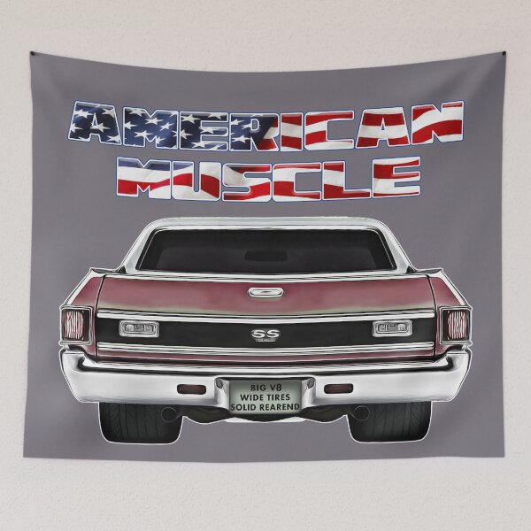 Item preview, 1970 Hotrod Muscle Car Oldtimer Youngtimer 70 designed and sold by Synonym9.