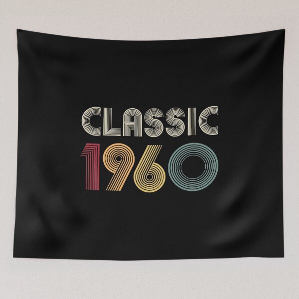 Item preview, 61th Birthday Gift Classic 1960 Retro Look designed and sold by ThreadsNouveau.
