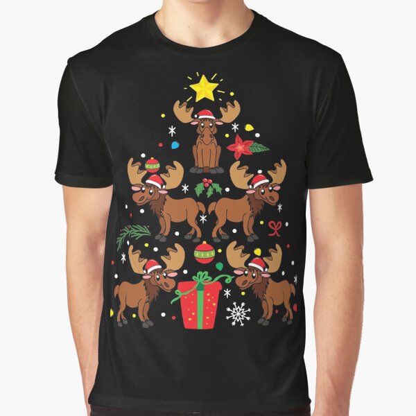 Artikel-Vorschau von Moose Christmas Ornament Tree, designt und verkauft von rafaeltto.