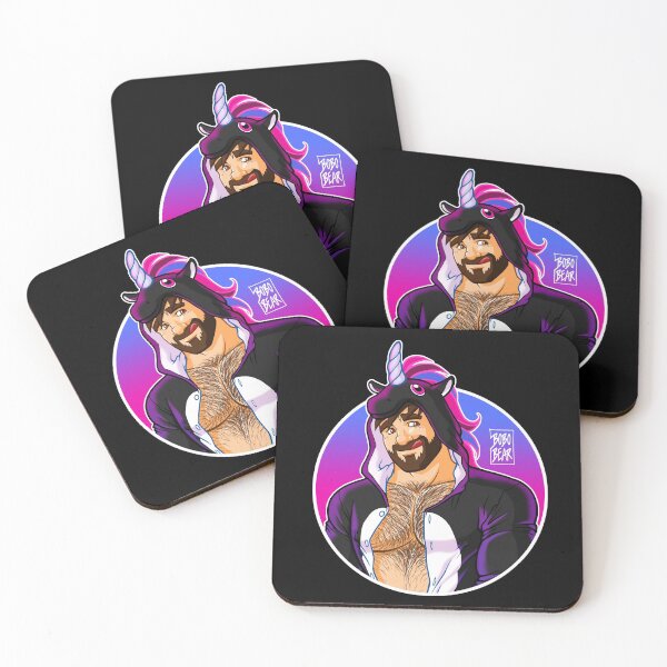 Item preview, ADAM LIKES UNICORNS - ROUND DETAIL designed and sold by bobobear.