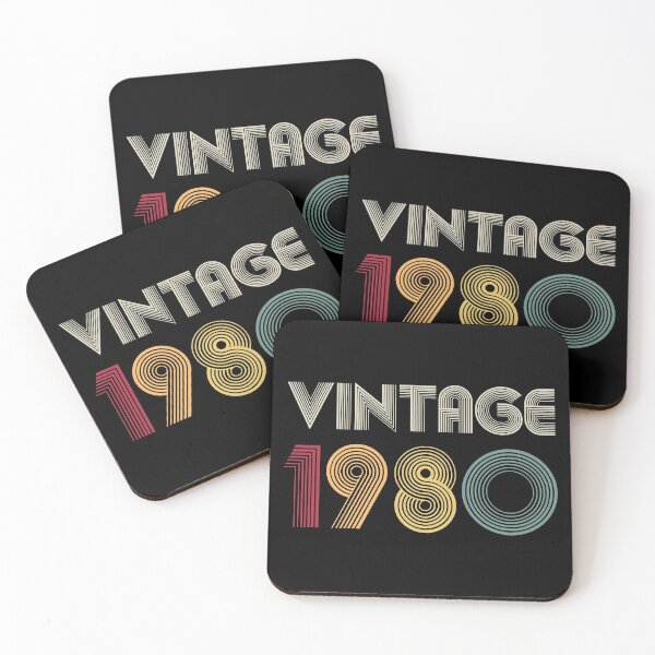 Item preview, 1980 Birthday Gift Vintage 1980 Retro Look designed and sold by ThreadsNouveau.