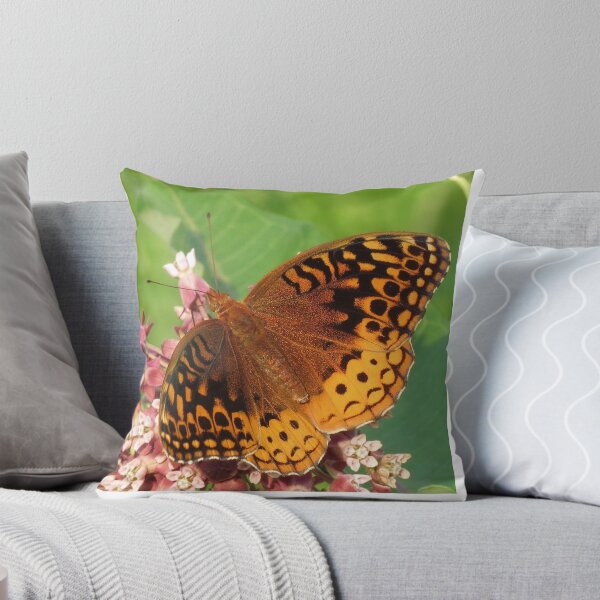 Item preview, Great Spangled Fritillary sipping Milkweed Nectar designed and sold by Ron Russell.