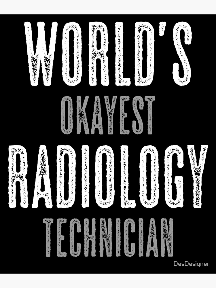 "Radiology Technician Quote Xray Radiologist Tech" Canvas Print for