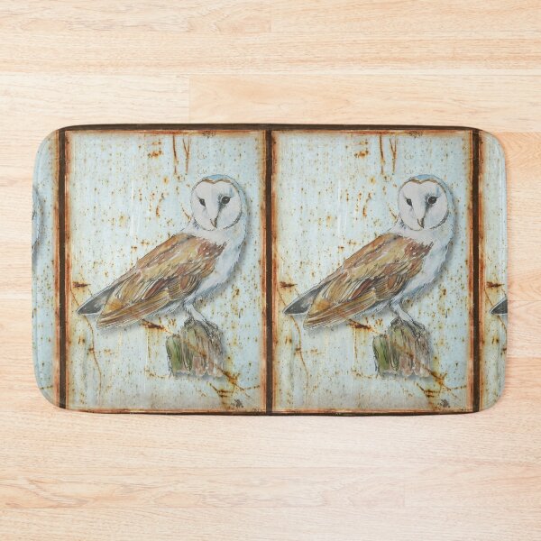 Item preview, Beautiful Barn Owl on Vintage Metal Plate designed and sold by TTWG.