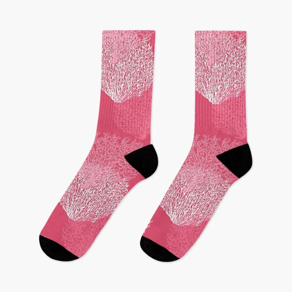 Item preview, Fan Coral Print, Fuchsia and Coral Pink designed and sold by Marymarice.