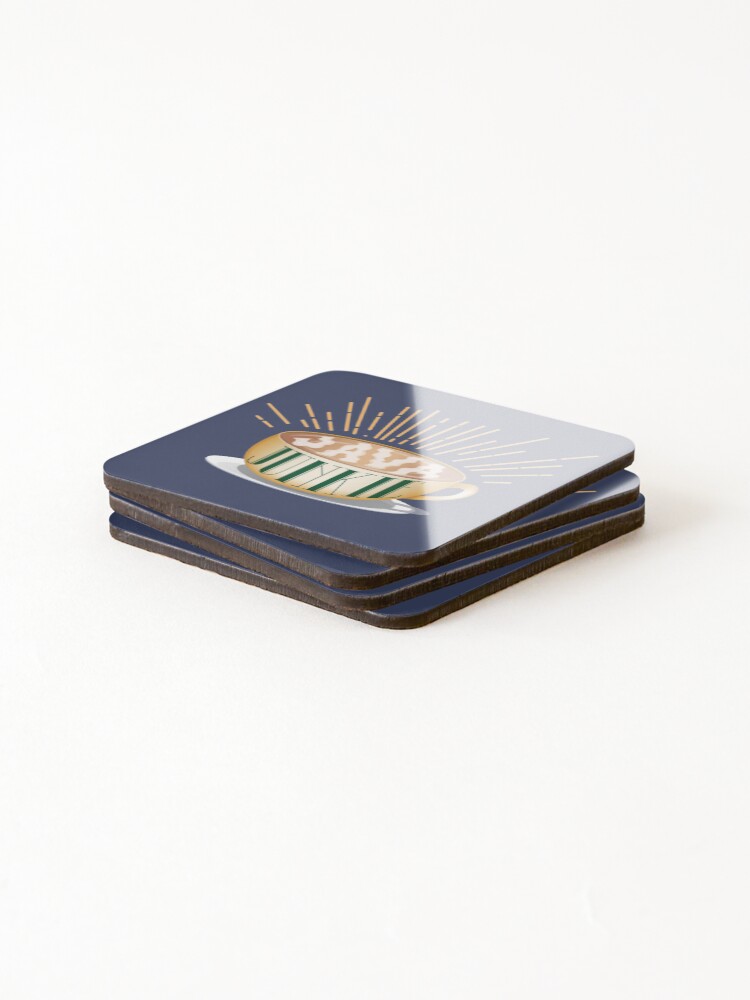 Thumbnail 4 of 5, Coasters (Set of 4), Java Junkie designed and sold by AimlessWorks.