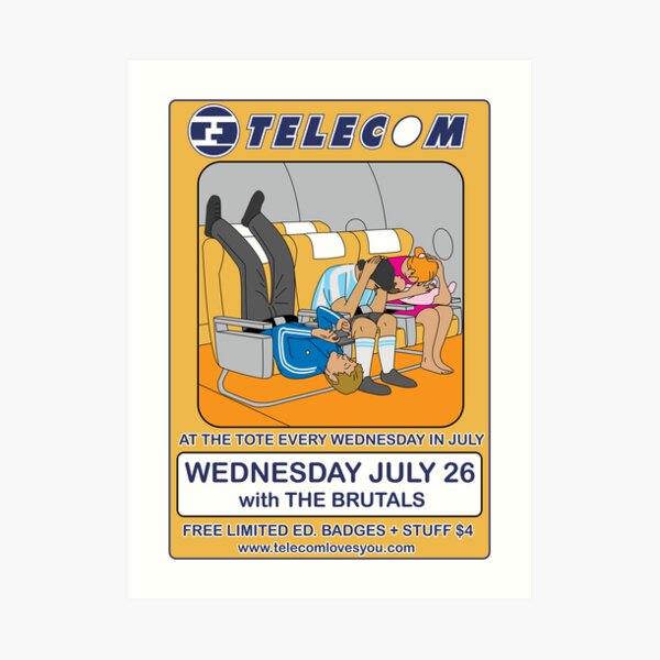 Telecom July Wednesday Residency at The Tote 2006: July 26 Art Print