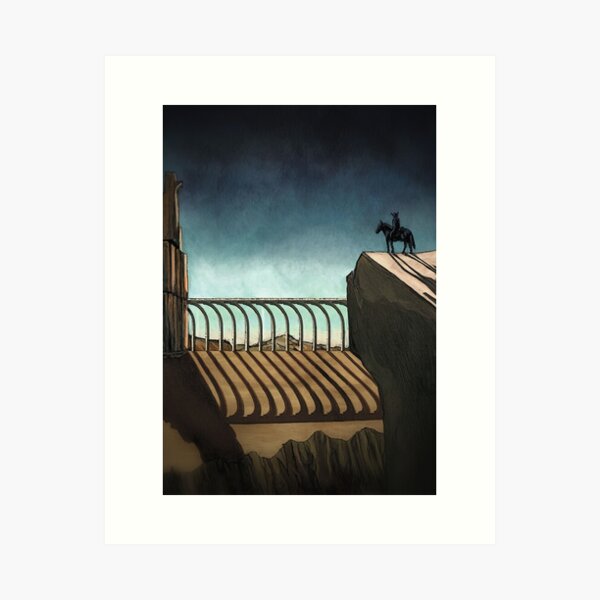 Shadow of the colossus artwork Art Print
