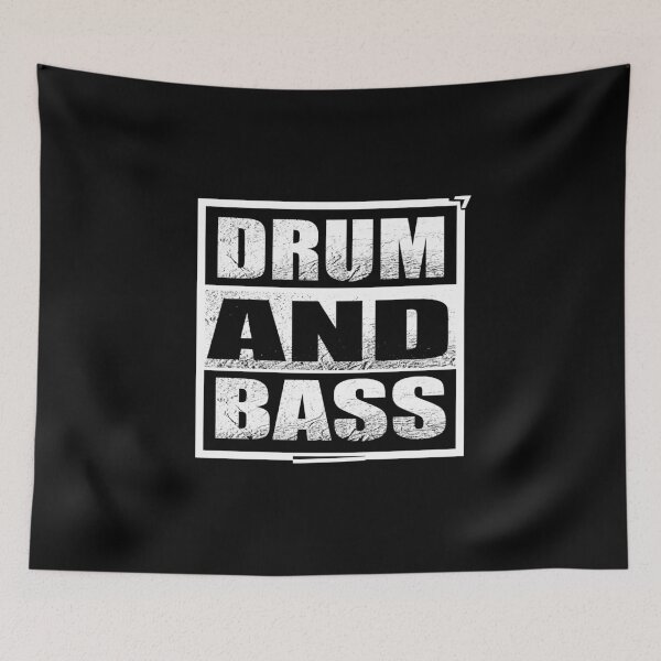 Item preview, Drum and Bass Music Logo Electro designed and sold by shurikaner.