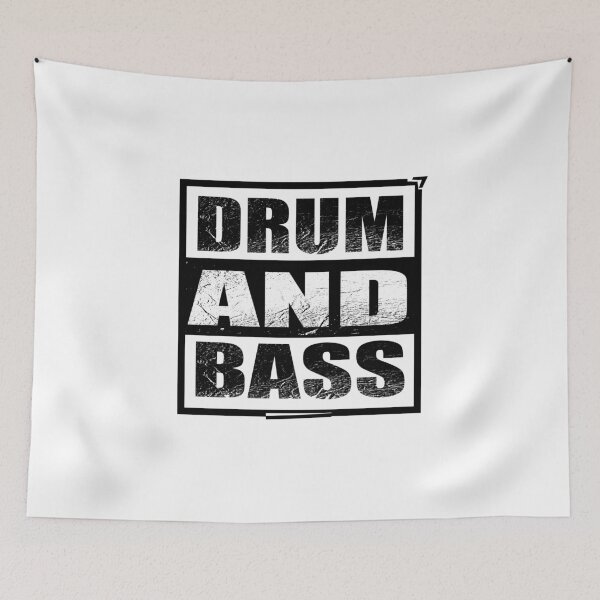 Item preview, Drum and Bass Music Logo Electro designed and sold by shurikaner.