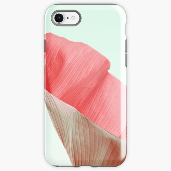 Banana leaf red iPhone Tough Case