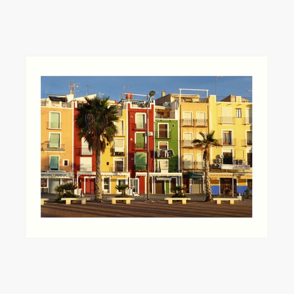 Colour on the Costa Blanca Art Print