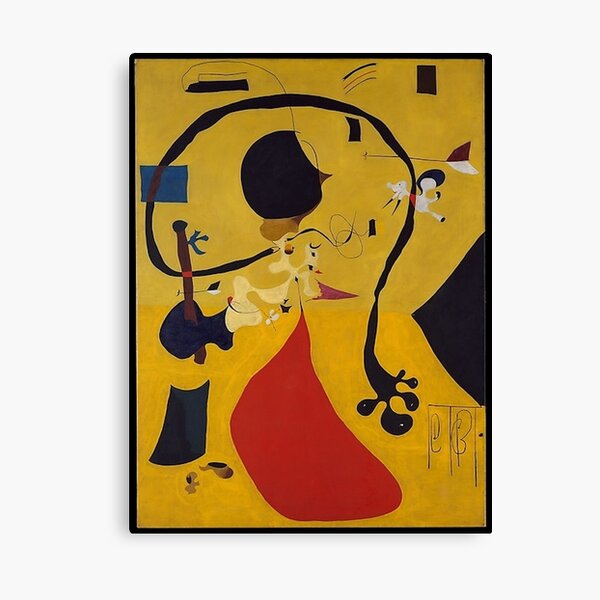 Intérieur néerlandais III Joan Miro Impression sur toile