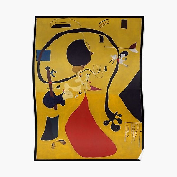 Dutch Interior III Joan Miro Poster