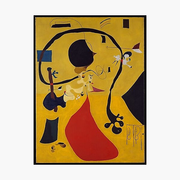 Interior holandés III Joan Miro Lámina fotográfica