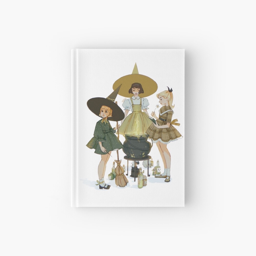 vintage witches ii Hardcover Journal
