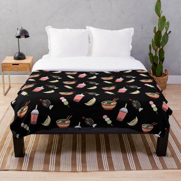 Japanese Food & Drink Throw Blanket