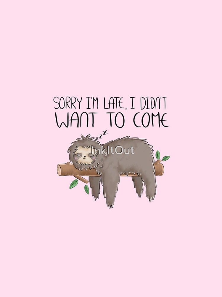 Thumbnail 4 of 4, iPhone Case, Sloth Quote designed and sold by InkItOut.
