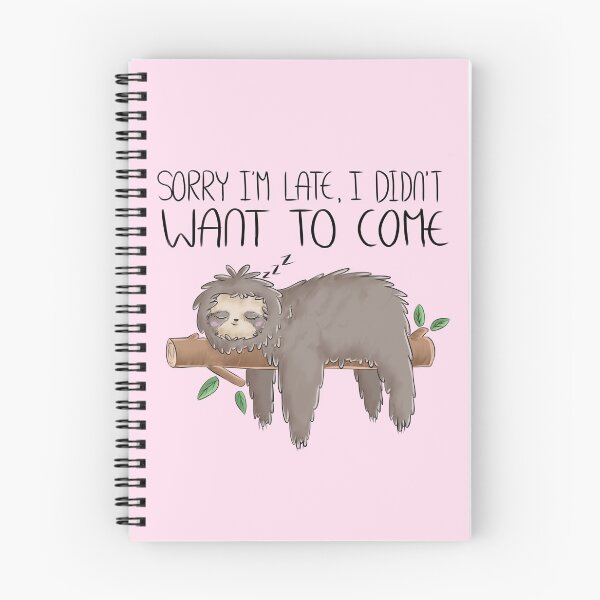 Item preview, Sloth Quote designed and sold by InkItOut.