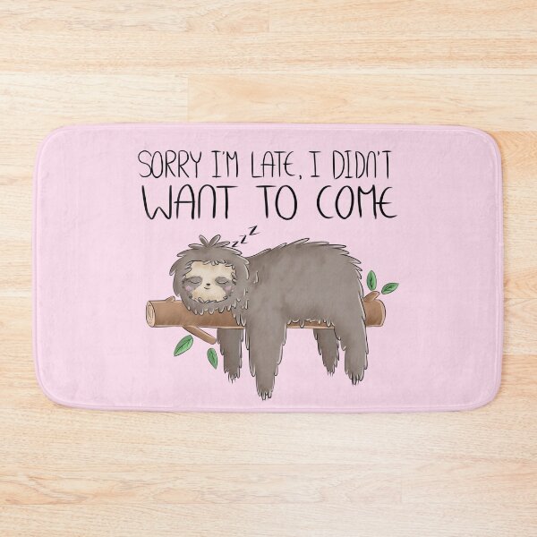 Item preview, Sloth Quote designed and sold by InkItOut.