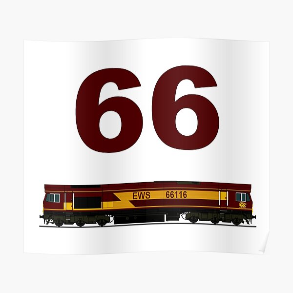 CLASS 66 LOCOMOTIVE Poster