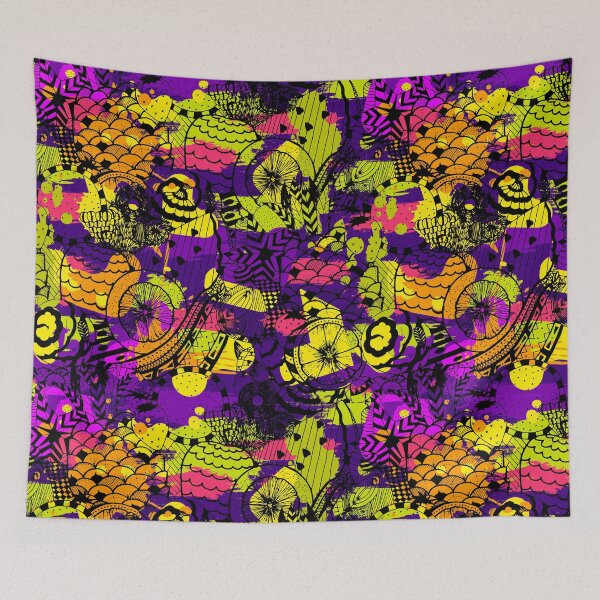 Item preview, Tropical Fruits on Bright Background. Vector Seamless Pattern. designed and sold by Markospolo.