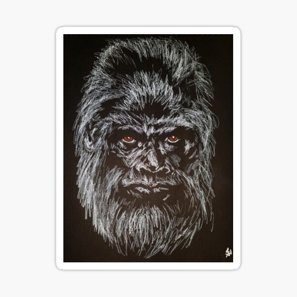 Sasquatch: Chensapa (Black Tree) Sticker