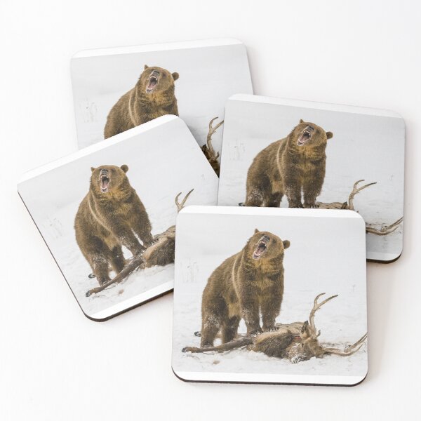 Item preview, Grizzly on Elk designed and sold by Gerard Fornarotto.