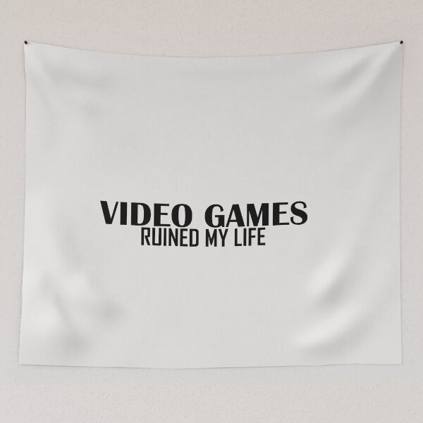 Item preview, Video Games Ruined My Life  designed and sold by HiddenStar02.