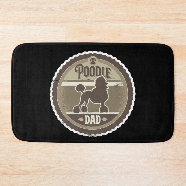Item preview, Poodle Dad - Distressed Standard Poodle Silhouette Design designed and sold by DoggyStyles.