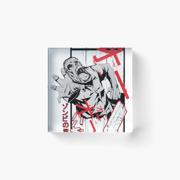 Item preview, Angry zombie invasion manga style illustration designed and sold by megaspy.