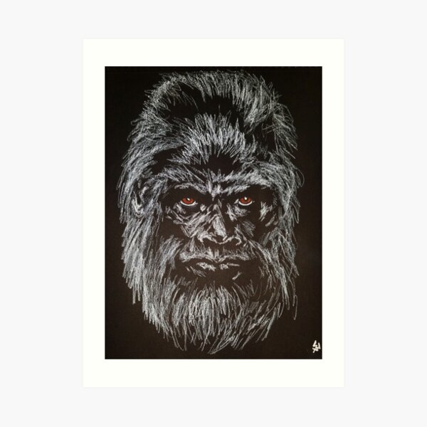 Chensapa (Black Tree) Art Print