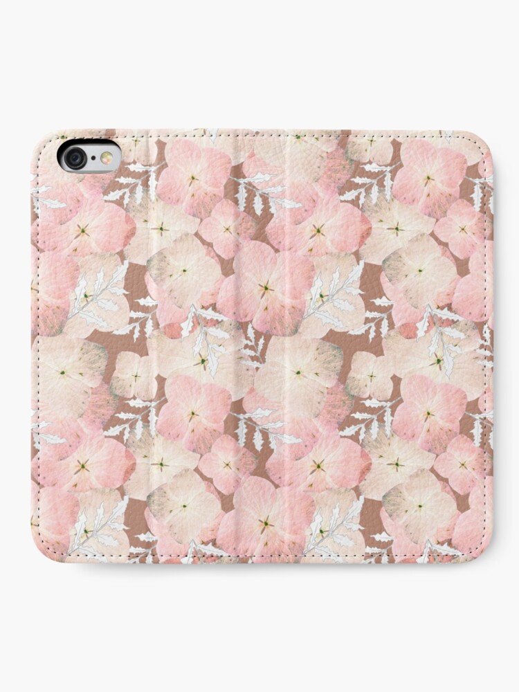 Alternative Ansicht von Hortensie Pastell iPhone Flip-Case