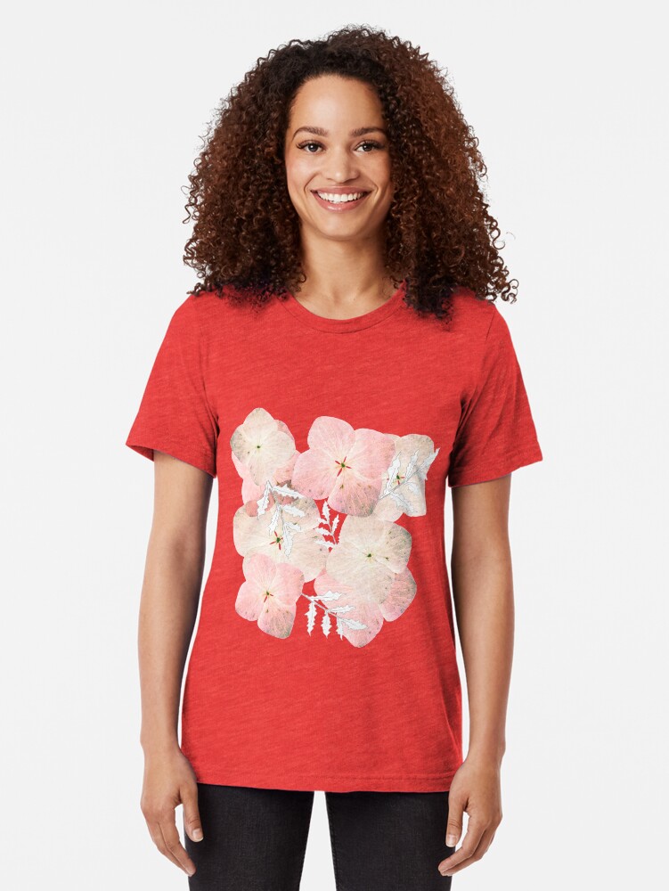 Alternative Ansicht von Hortensie Pastell Vintage T-Shirt